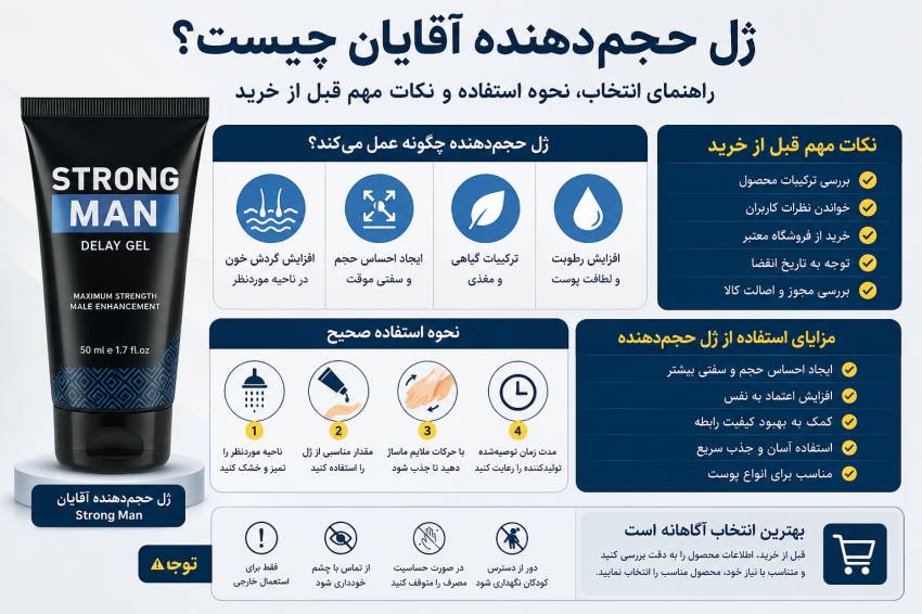 ژل حجمدهنده آقایان چیست؟ راهنمای خرید، نحوه استفاده و نکات مهم قبل از انتخاب 1 ژل حجمدهنده آقایان چیست؟ راهنمای کامل انتخاب، نحوه استفاده و نکات مهم قبل از خرید